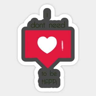 Social media break Sticker